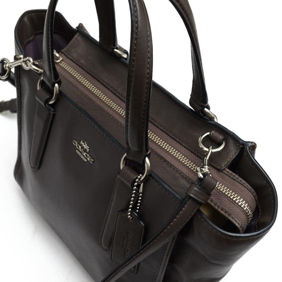 ○コーチ COACH 牛革 スムース ハンドバッグ 33537 ミニ クロスビー キャリーオール 2WAY ショルダーバッグ レディース 【中古】 中古 COACH（コーチ） ハンドバッグ 33537 ミニ クロスビー キャリーオール