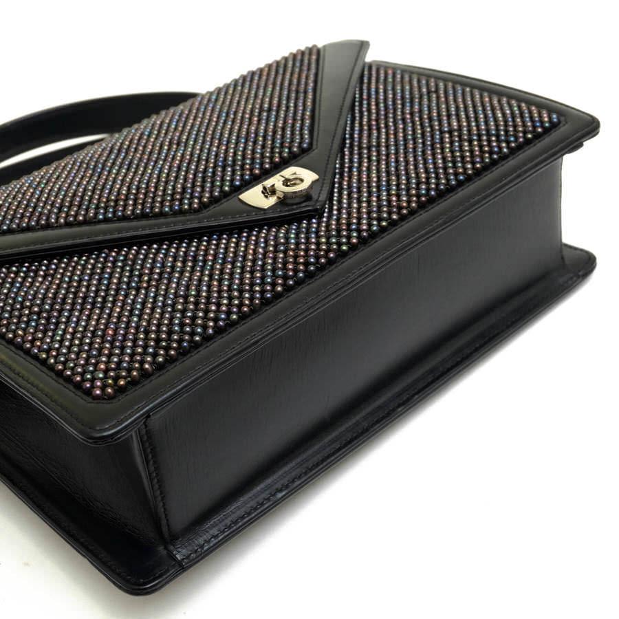 KOKYUAN 江久庵 ハンドバッグ 牛革 ハンドメイド ビーズ 2WAY  