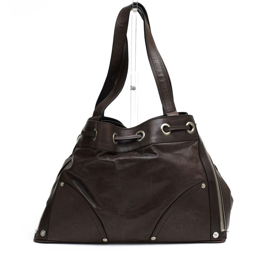 Mulberry（マルベリー） トートバッグ 牛革 巾着型 肩掛け ワン