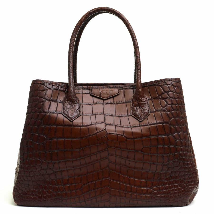 LEATHER JEWELS レザージュエルズ トートバッグ 17O19A 牛革 クロコ型 