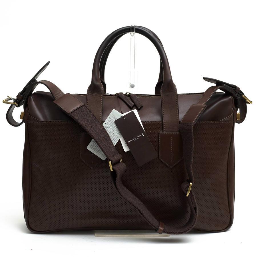 新品マッキントッシュロンドン ビルアンバーグブリーフケースビジネス