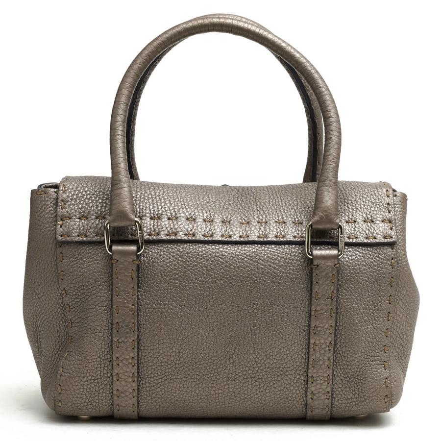 FENDI ミニリンダ セレリア ハンドバッグ レザー グレー　チャーム付き 楽天市場】【バッグ】FENDI フェンディ セレリア ミニリンダ