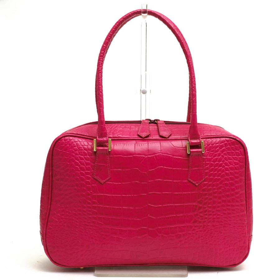 HAMANO 濱野 ハマノ トートバッグ EVY エヴィ クロコボストン 牛革