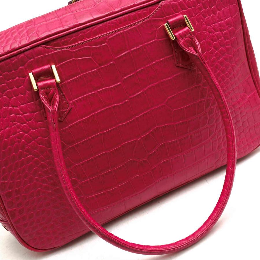 HAMANO 濱野 ハマノ トートバッグ EVY エヴィ クロコボストン 牛革