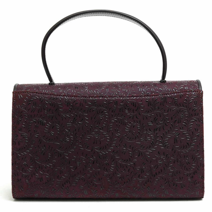 印傳　バック 印傳屋 INDEN-YA 印伝 ハンドバッグ 6434 34ハンド 鹿革 漆塗り