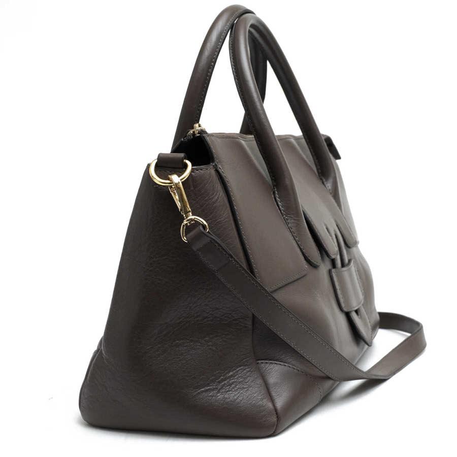 TILA MARCH ティラマーチ ハンドバッグ ZELIG CABAS M LEATHER 牛革