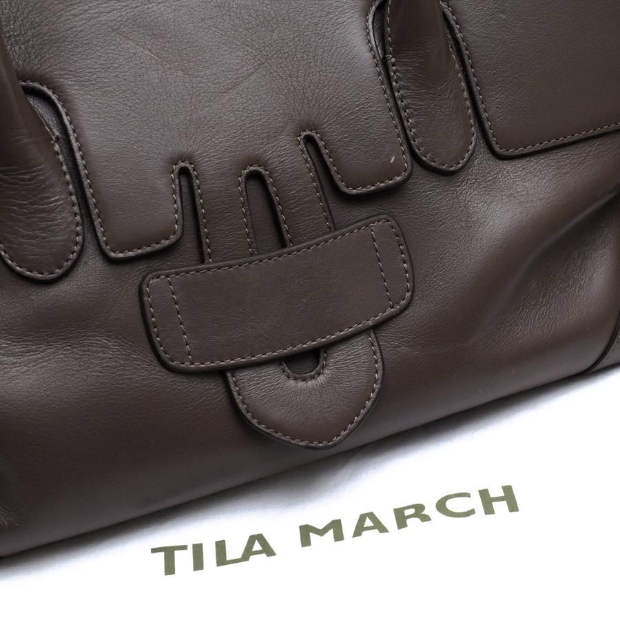 ○ティラマーチ TILA MARCH 牛革 ハンドバッグ ZELIG CABAS M LEATHER 2WAY ショルダーバッグ レディース 【中古】 中古 TILA MARCH ティラマーチ ハンドバッグ ZELIG CABAS M LEATHER 牛革
