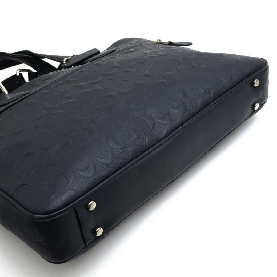 ○コーチ COACH クロスグレインレザー 牛革 ビジネスバッグ F54932 Hudson 5 Bag In Signature Leather シグニチャー柄 2WAY ショ  中古 COACH（コーチ） ビジネスバッグ F54932 Hudson 5 Bag In Signature