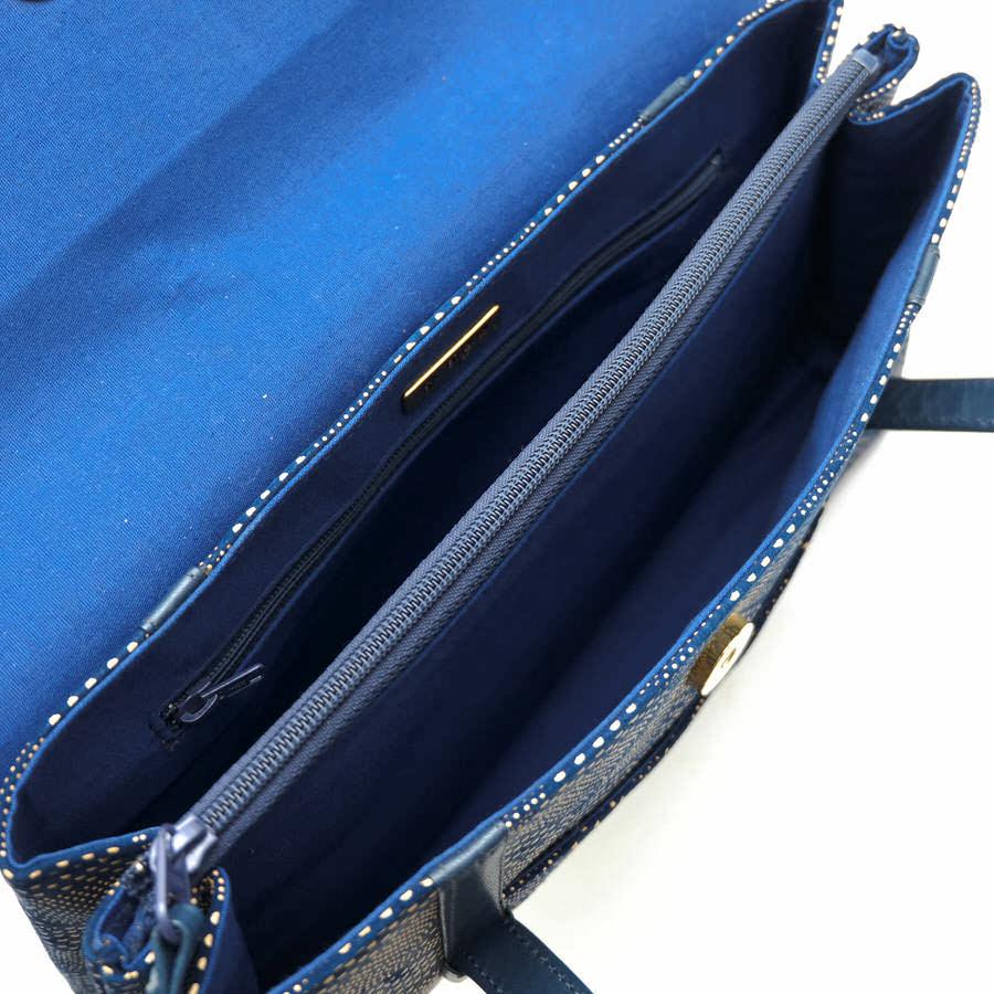 印傳屋（INDEN-YA） 印伝 ハンドバッグ 6404 Kアオリ 鹿革 ディア