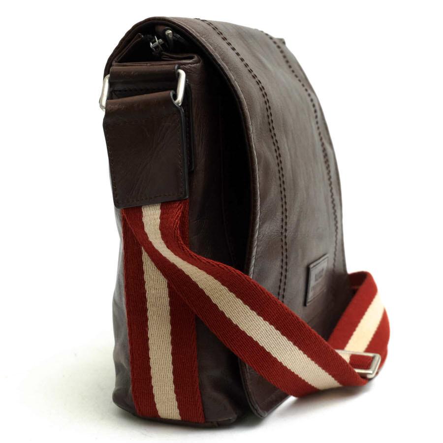 BALLY バリー ショルダーバッグ TERLAGO 牛革 カーフ バリーストライプ