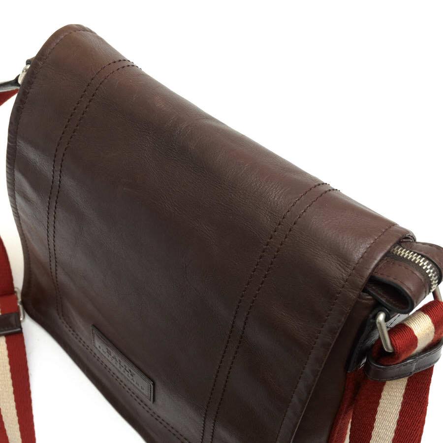 BALLY バリー ショルダーバッグ TERLAGO 牛革 カーフ バリーストライプ