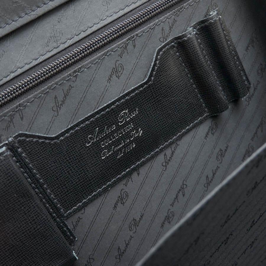 Andrea Rossi アンドレアロッシ ビジネスバッグ 牛革 薄型 : Desir