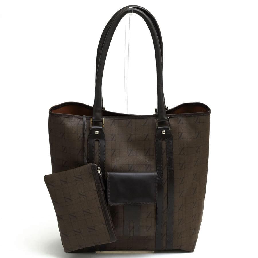 Ermenegildo Zegna ゼニア トートバッグ PVC ワンショルダー ZEGNA Ermenegildo Zegna ゼニア トートバッグ PVCコーティング