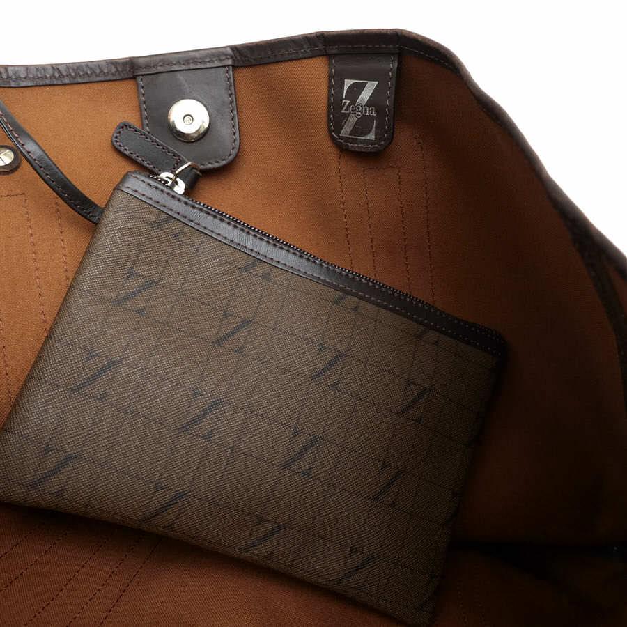 ZEGNA Ermenegildo Zegna ゼニア トートバッグ PVCコーティング