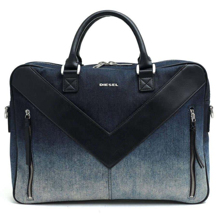 DIESEL ディーゼル ビジネスバッグ Mr V-Brief Ｖモチーフ ノートPC