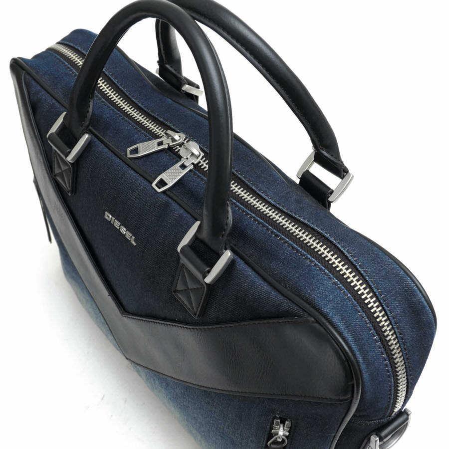 DIESEL ディーゼル ビジネスバッグ Mr V-Brief Ｖモチーフ ノートPC