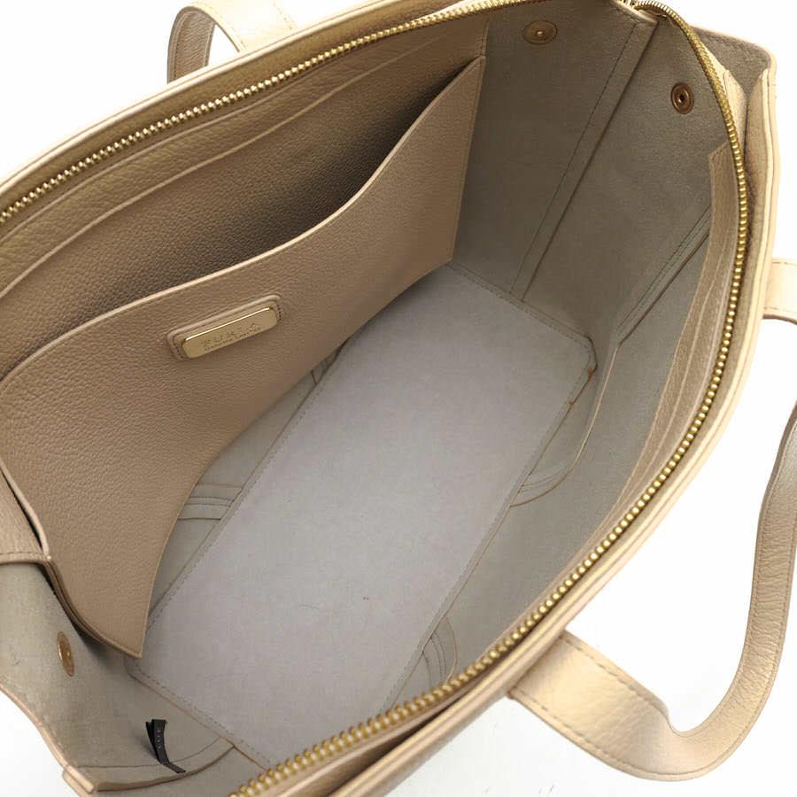 ○フルラ FURLA 牛革 トートバッグ PERLA ペルラ 00775100 シボ革 シュリンクレザー 肩掛け ワンショルダーバッグ レディース 【中 中古 FURLA（フルラ） トートバッグ PERLA ペルラ 00775100 牛革 シボ革
