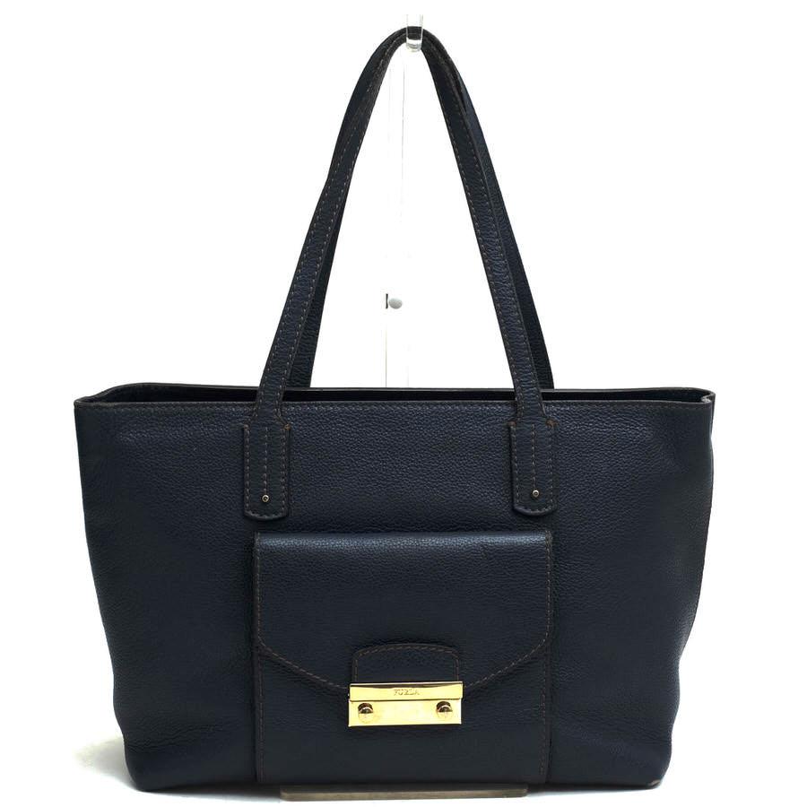 FURLA フルラ トートバッグ Julia M Tote ジュリア 牛革 シボ革