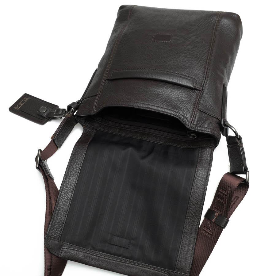 ○トゥミ TUMI 牛革 ショルダーバッグ 68603D Centro Padua Leather Map Bag パドア クロスボディ メッセンジャーバッグ シボ革 シ 中古 TUMI（トゥミ） ショルダーバッグ 68603D Centro Padua Leather Map