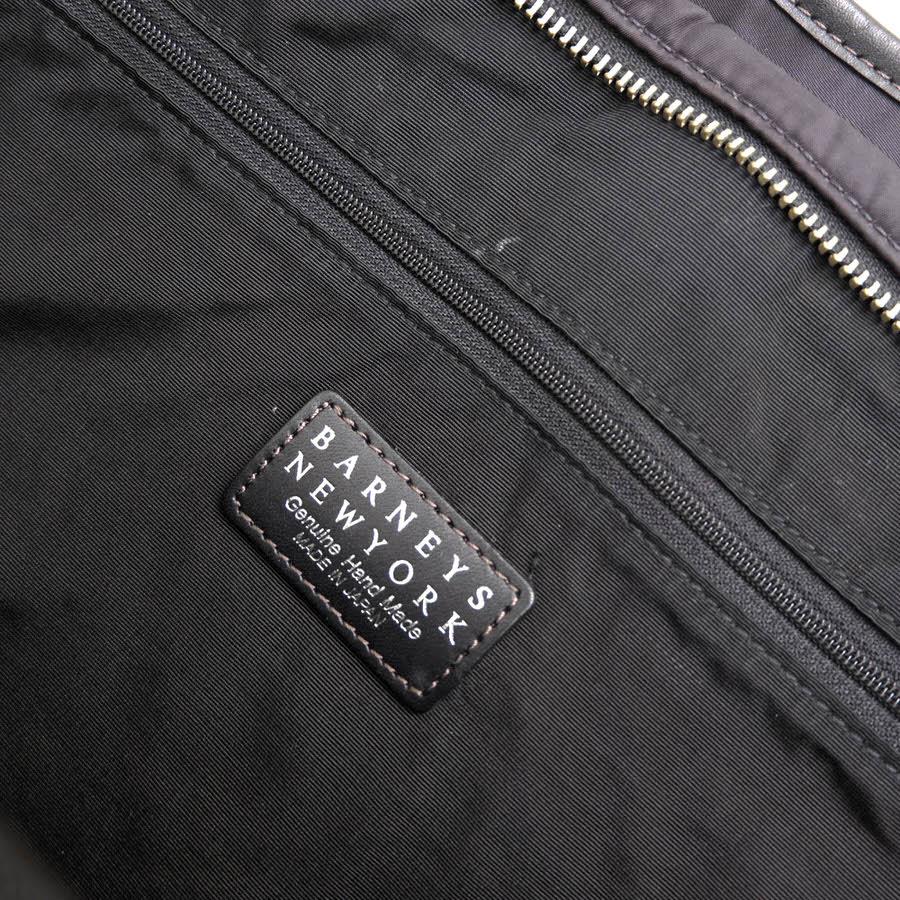 BARNEYS NEWYORK バーニーズニューヨーク ビジネスバッグ 一部牛革