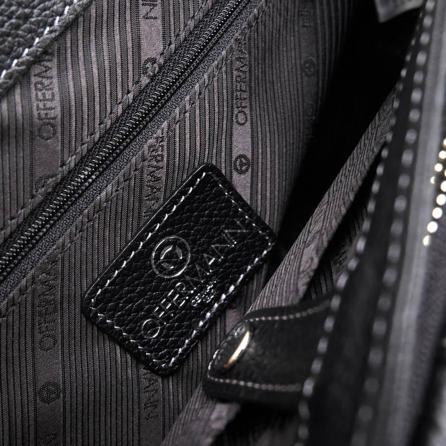 OFFERMANN オファーマン ショルダーバッグ 18972-01 牛革 シボ革