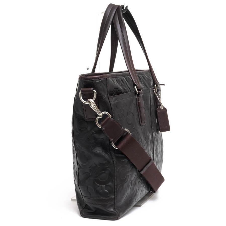 COACH コーチ ビジネスバッグ 70253 Op Art Leather Business Tote 