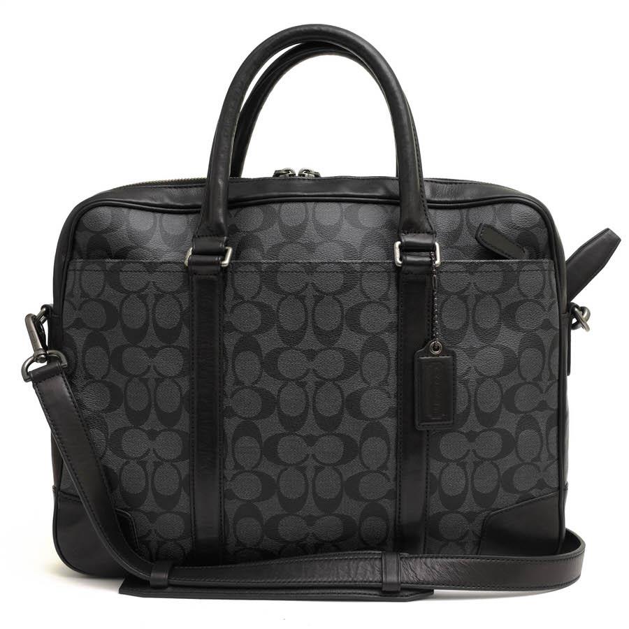 COACH コーチ ビジネスバッグ 71327 Bleecker Slim Brief In Signature 