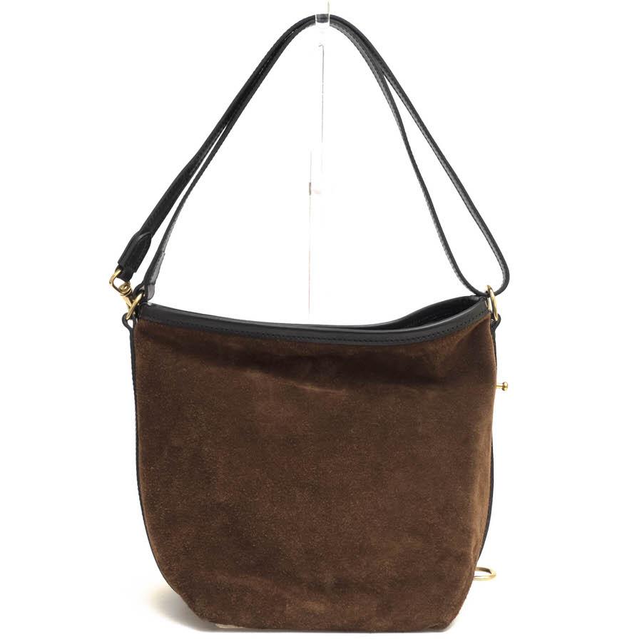 未使用品　Felisi フェリージ　ショルダーバッグ　スエード 美品】Felisi(フェリージ)ショルダーバッグ スエード×レザー