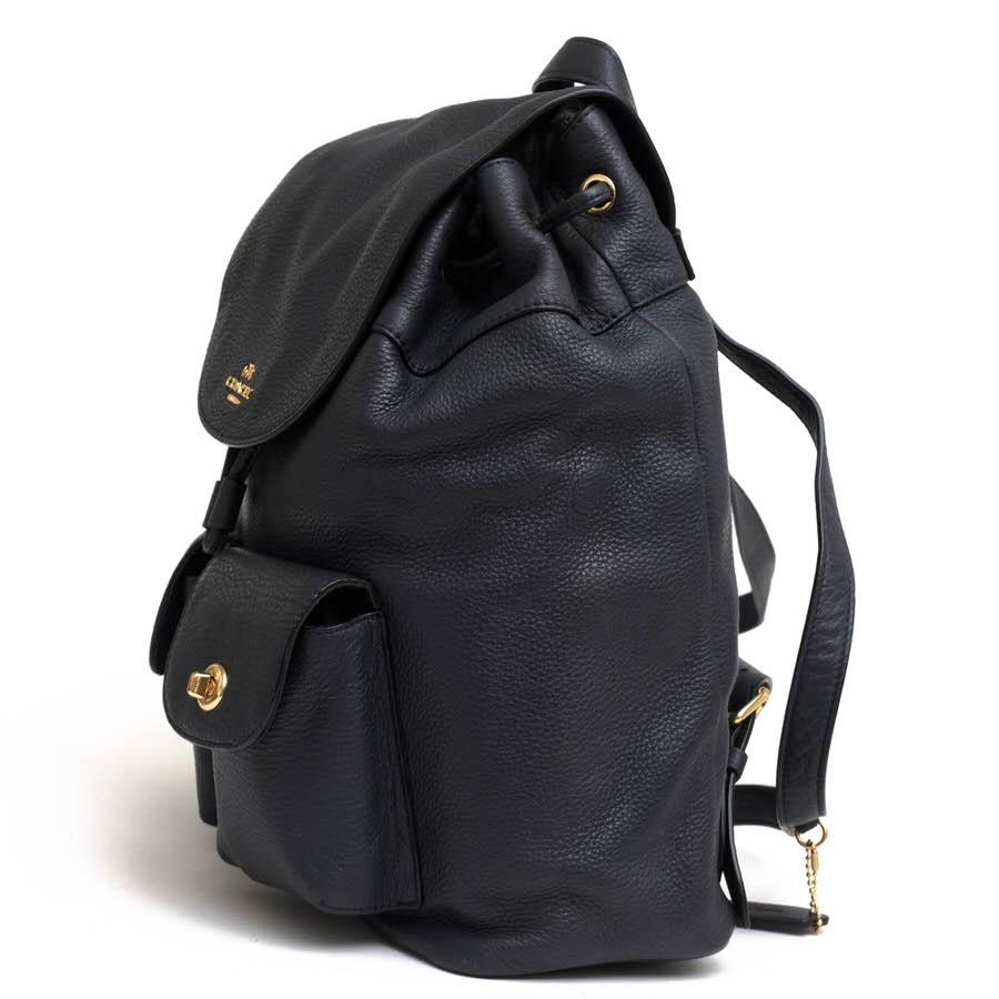 COACH コーチ リュック F37410 BILLIE BACKPACK IN PEBBLE LEATHER ビリー バックパック ペブルドレザー 牛革 巾着型 シボ革 シュリンクレ｜desir-store｜02