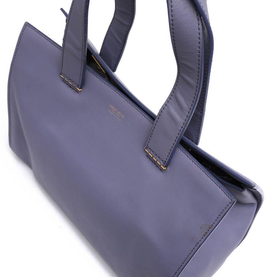 ○アルマーニ GIORGIO ARMANI 牛革 カーフ ハンドバッグ YGWM31 YG565 SHOPPING PICCOLA VITELLO  レディース 【中古】 中古 ARMANI（アルマーニ） GIORGIO ARMANI ハンドバッグ YGWM31 YG565