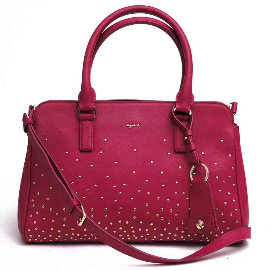 agnes b. アニエスベー ハンドバッグ HS20 牛床革 2WAY ショルダー  