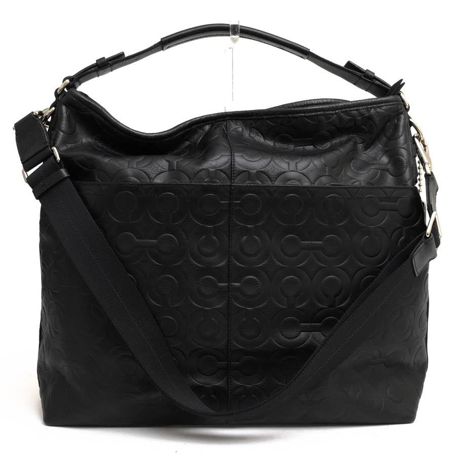 再追加販売 COACH コーチ トートバッグ 70249 オプアート レザー