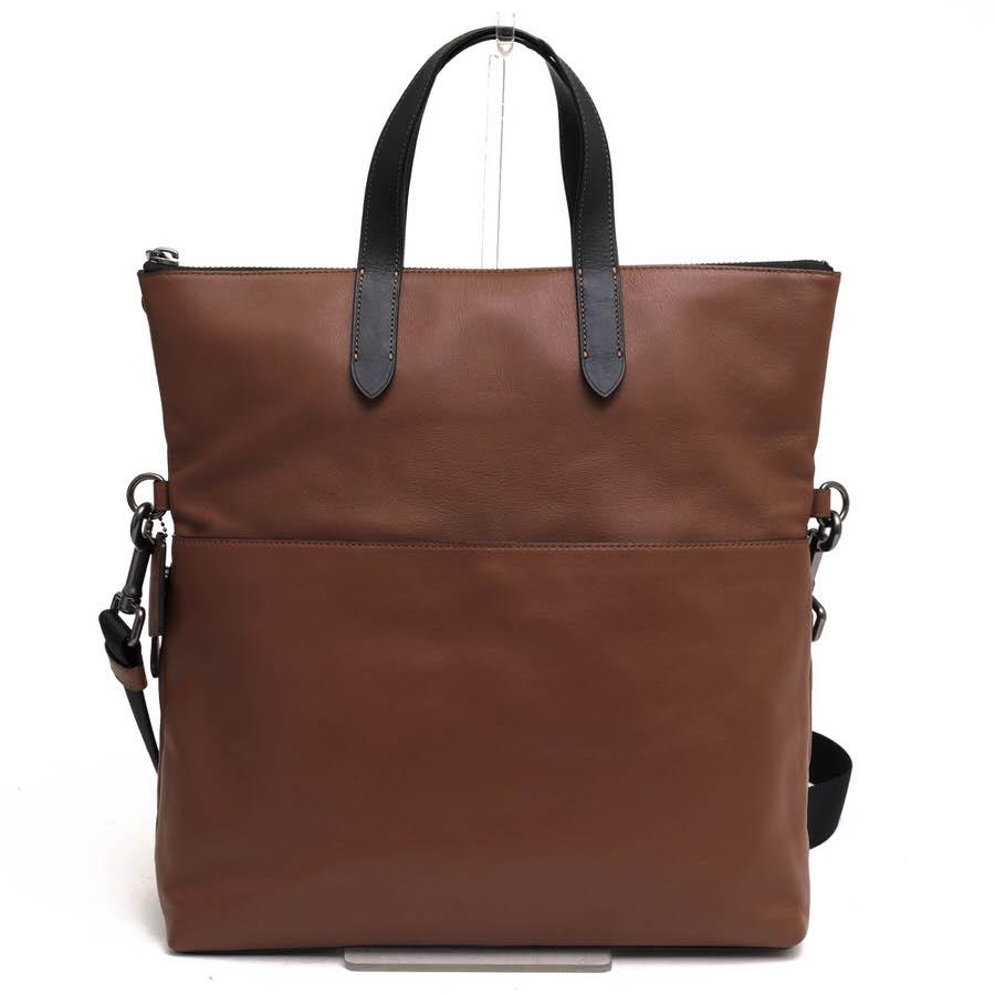 COACH コーチ トートバッグ F50712 GRAHAM FOLDOVER TOTE グラハム フォールドオーバー スムースカーフレザー 牛革 A4サイズ収納可 2WAY_1