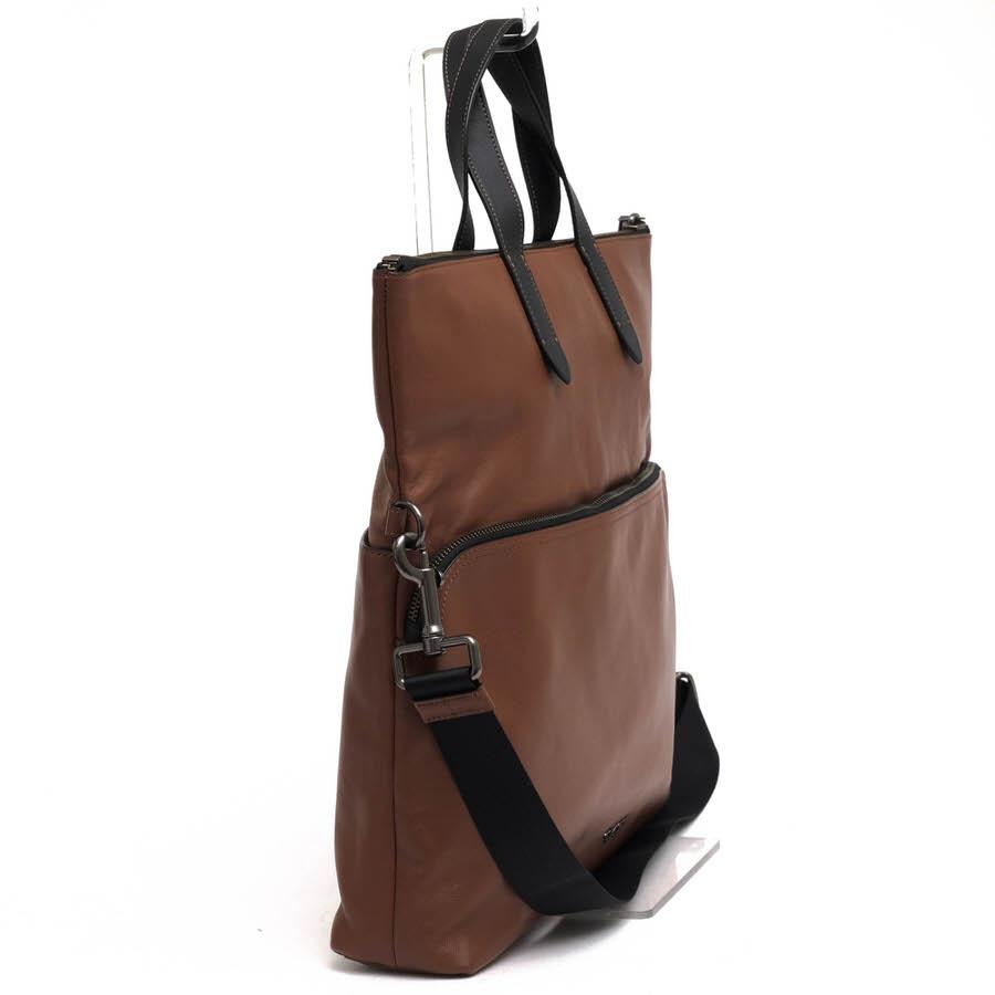 COACH コーチ トートバッグ F50712 GRAHAM FOLDOVER TOTE グラハム フォールドオーバー スムースカーフレザー 牛革 A4サイズ収納可 2WAY_2