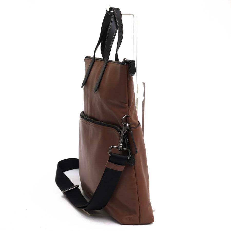 COACH コーチ トートバッグ F50712 GRAHAM FOLDOVER TOTE グラハム フォールドオーバー スムースカーフレザー 牛革 A4サイズ収納可 2WAY_3