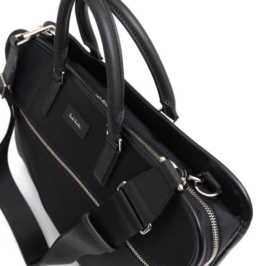 ポールスミス ビジネスバッグ ピンストライプ PSN670 ブラック