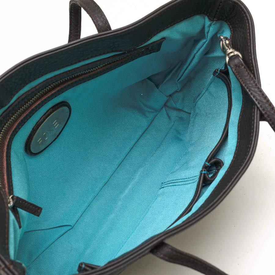 FOXEY（フォクシー） トートバッグ 牛革 シボ革 シュリンクレザー