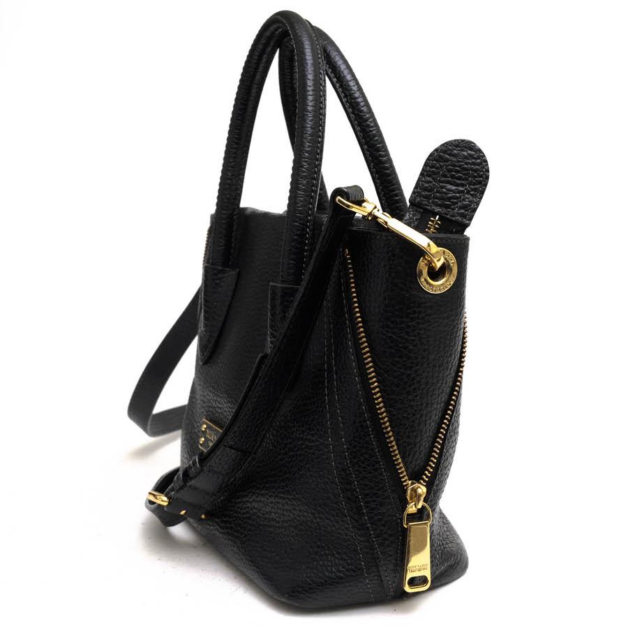 ○ブルーレーベル・クレストブリッジ BLUE LABEL CRESTBRIDGE 牛革 サイドジップ トートバッグ 55116-206-09 クレストブリッジチェ 中古 BLUE LABEL CRESTBRIDGE ブルーレーベル・クレストブリッジ トート