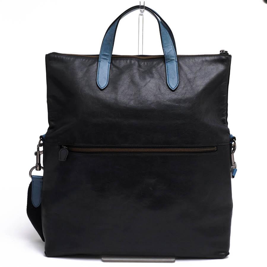○コーチ COACH スポーツカーフレザー 牛革 トートバッグ 72240 Mannhattan Fold Over マンハッタンフォルド オーバー パッチワー  中古 COACH（コーチ） トートバッグ 72240 Mannhattan Fold Over