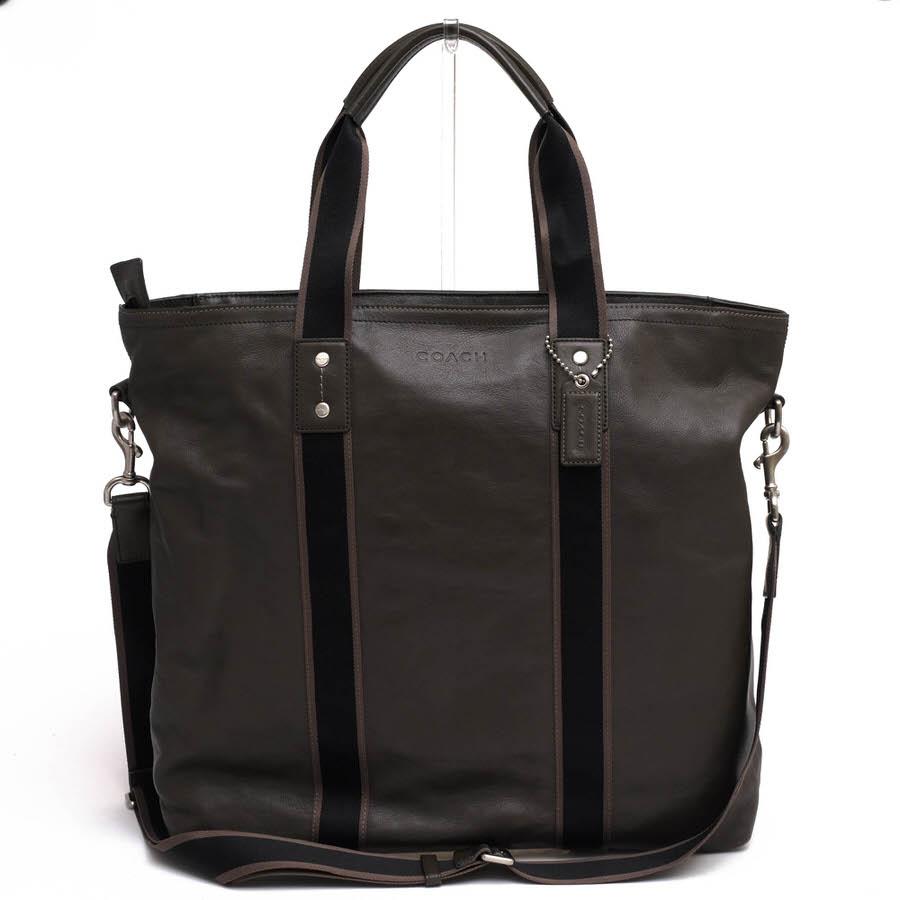 COACH（コーチ） トートバッグ F70560 Heritage Web Leather Utility 