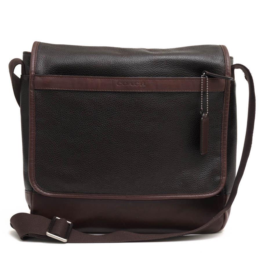 COACH コーチ ショルダーバッグ F71346 Camden Leather Map Bag 