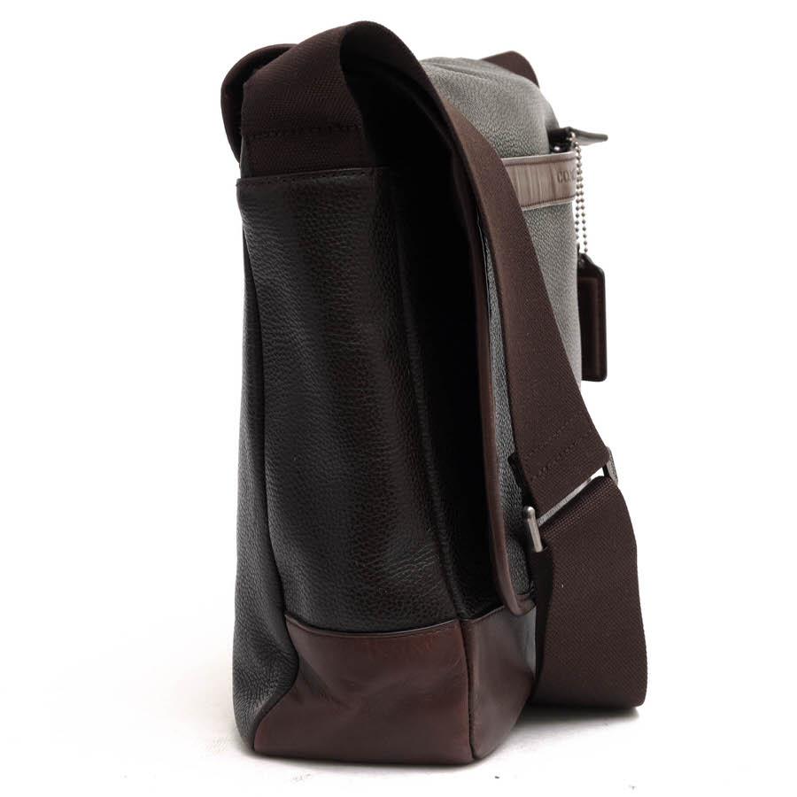 COACH コーチ ショルダーバッグ F71346 Camden Leather Map Bag