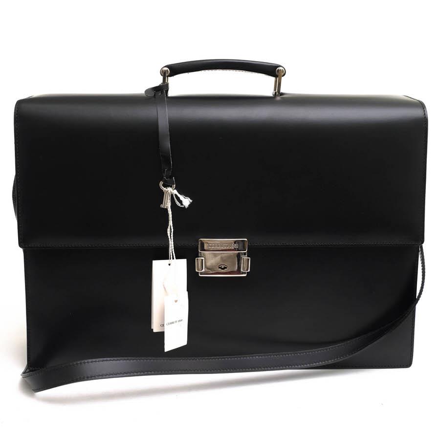 CERRUTI 1881 ビジネスバッグ 黒 キャンバス CERRUTI 1881 ビジネスバッグ 黒 キャンバス