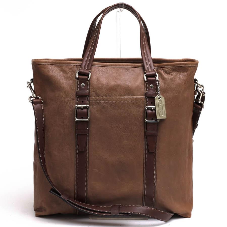 【美品】COACH・2way・ハリソン・シボ革・大容量・A4収納可・バッグ COACH コーチ ビジネスバッグ レザー シボ革 2way A4可 ブラック