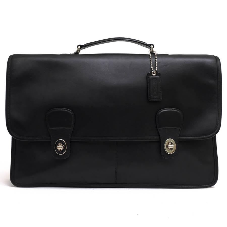 COACH（コーチ） ビジネスバッグ 70375 カーフ 牛革 フラップ式