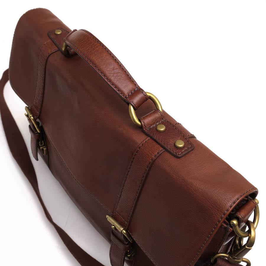 ○フォッシル FOSSIL 牛革 ビジネスバッグ MBG9153 Estate EW Messenger Bag メッセンジャーバッグ 2WAY ショルダーバッグ メンズ  中古 FOSSIL フォッシル ビジネスバッグ MBG9153 Estate EW Messenger Bag