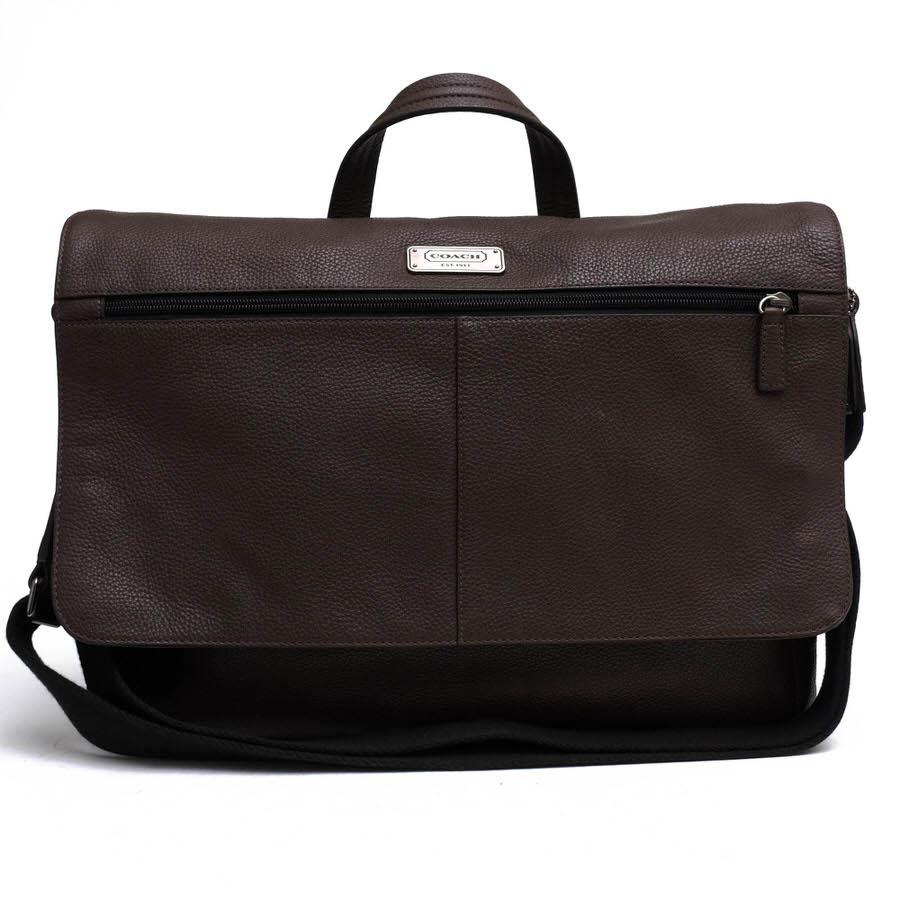 COACH コーチ ショルダーバッグ F70367 Trans Atlantic Leather E/W 
