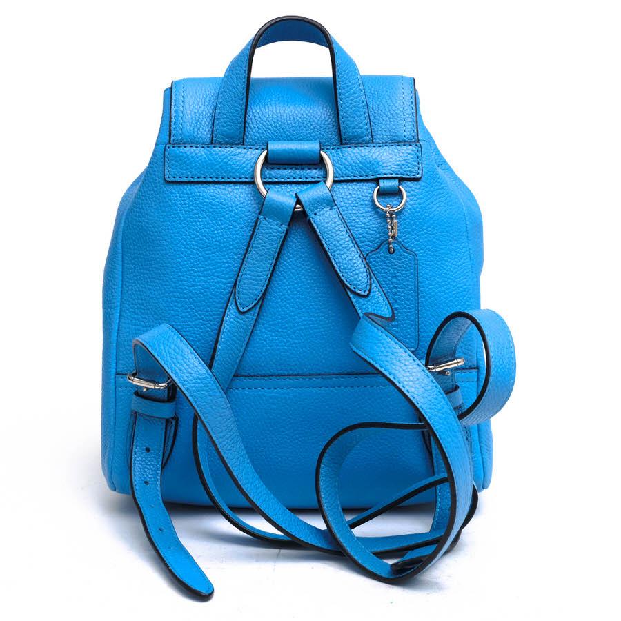 COACH コーチ リュック 37581 Mini Turnlock Rucksack In Polished Pebble Leather ミニ ターンロック ポリッシュドペブルレザー 牛革 巾｜desir-store｜03