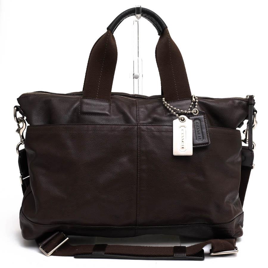 【美品】COACHトンプソン アーバン コミューター ビジネスバッグ ブラック COACH コーチ ビジネスバッグ 70490 Thompson Urban Commuter
