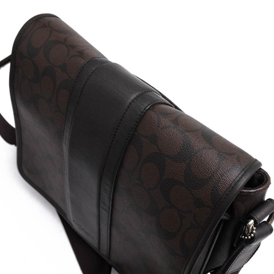 COACH（コーチ） ショルダーバッグ F71102 Heritage Signature Map Bag 